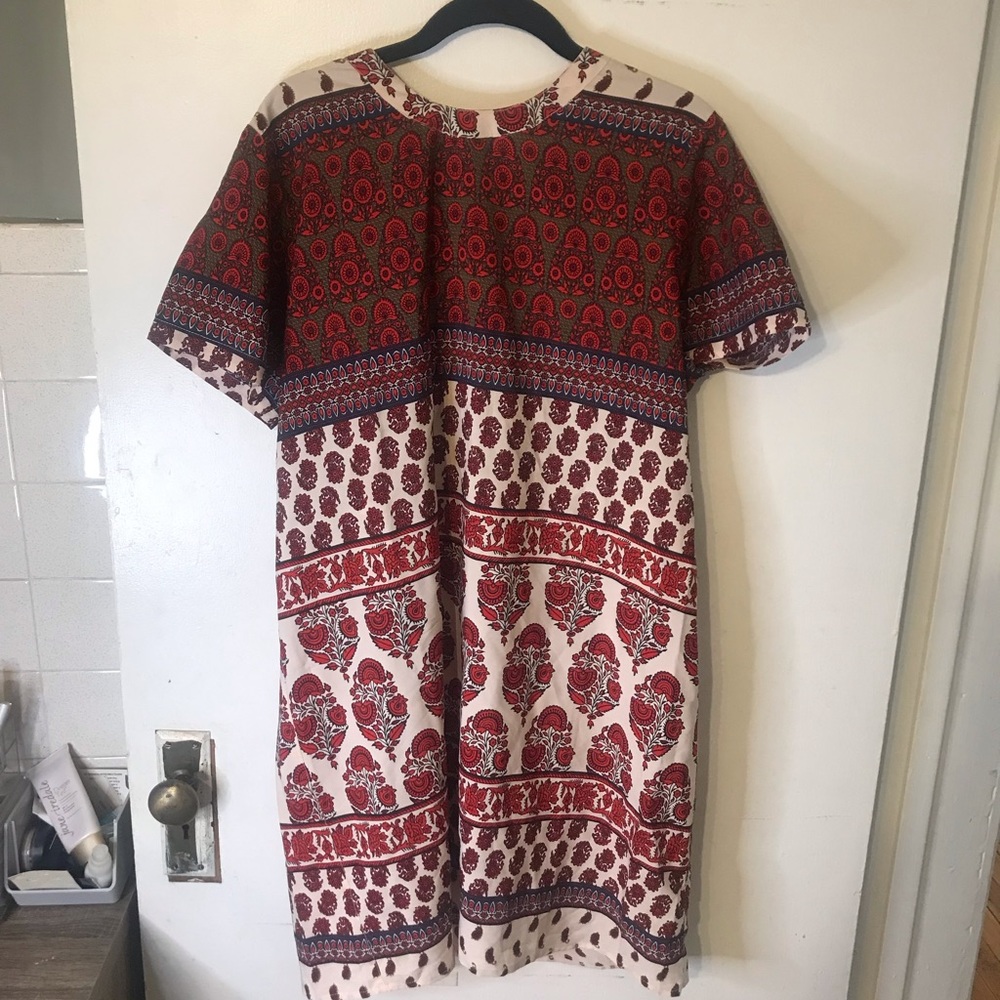 Boohoo + Knee Boho Pattern Dress